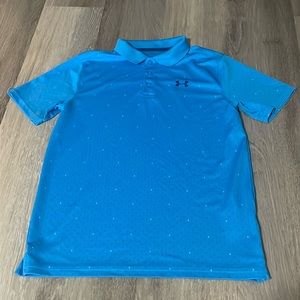 Like 🆕 Under Armour Youth Polo in Sky Blue, Size XL